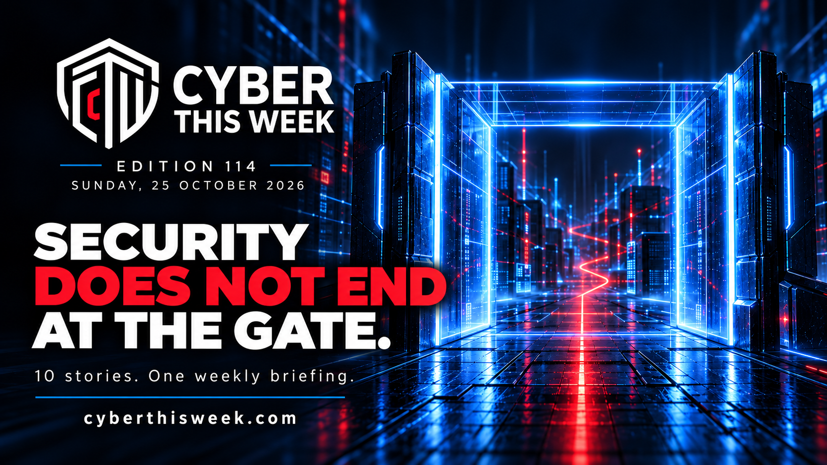 Cyber This Week Edition 114 — Security Does Not End at the Gate.