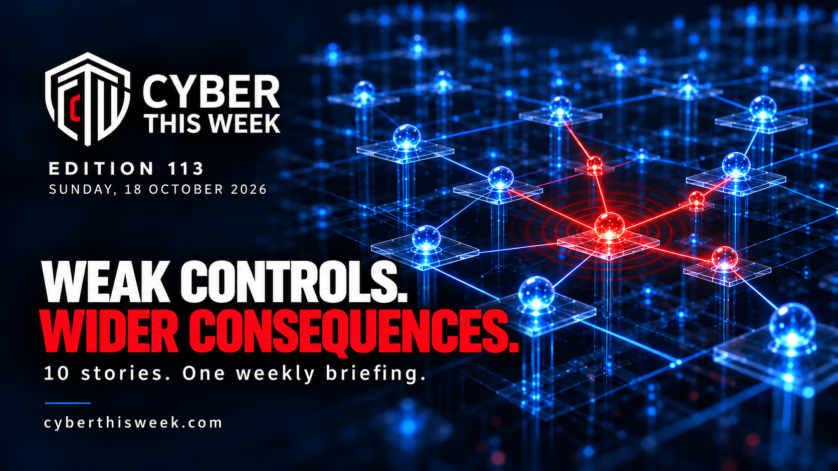 Cyber This Week Edition 113 — Weak Controls. Wider Consequences.